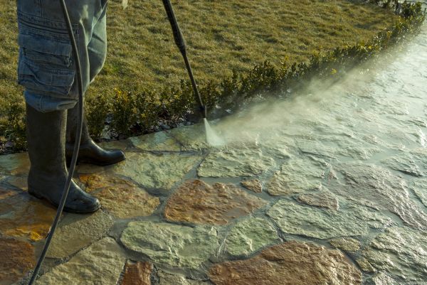 Stone Power Washing in Newport Beach