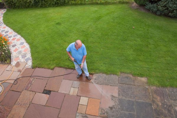 Pavers Pressure Washing in Newport Beach