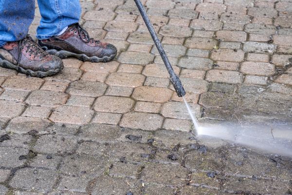 Stone Patio Cleaning in Newport Beach