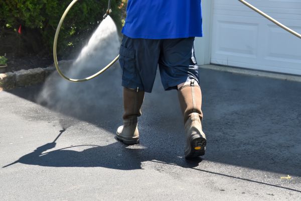 Asphalt Powerwashing in Newport Beach